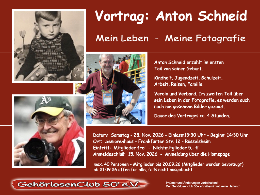 2026-11-28 • Anton Schneid, Mein Leben